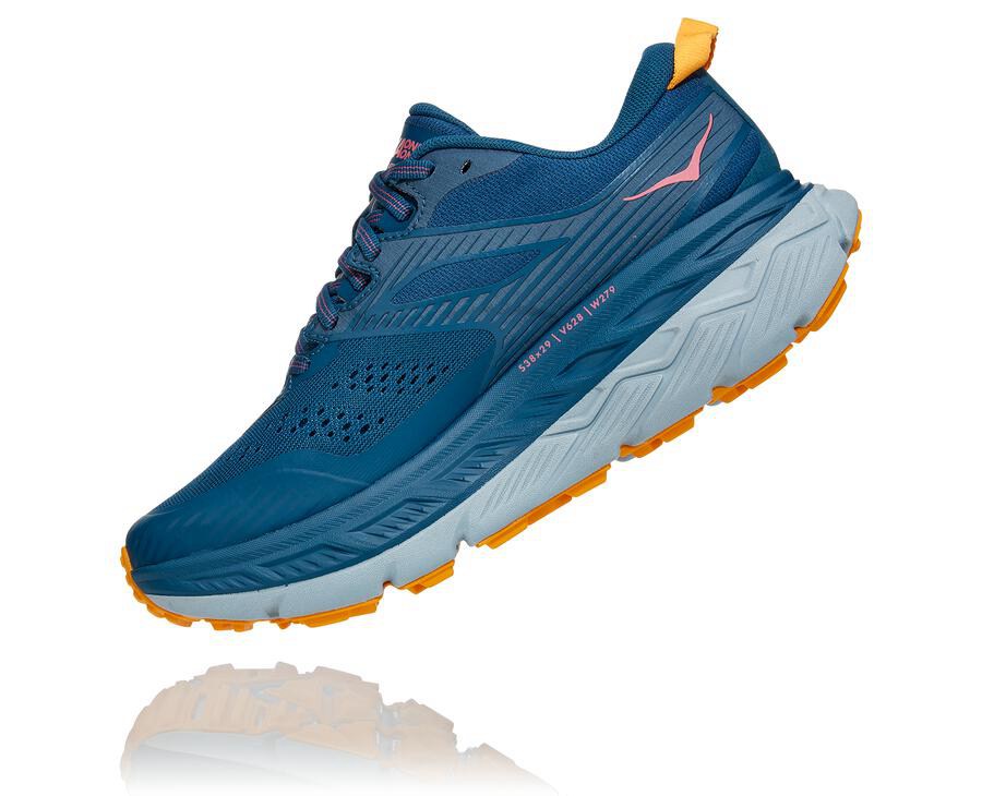 Tenis Hoka One One Trail Mujer Azules - Stinson Atr 6 - UNLG82103